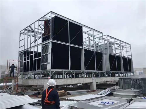 開式冷卻塔散水池出現結冰解決方案(開式冷卻塔樣本)