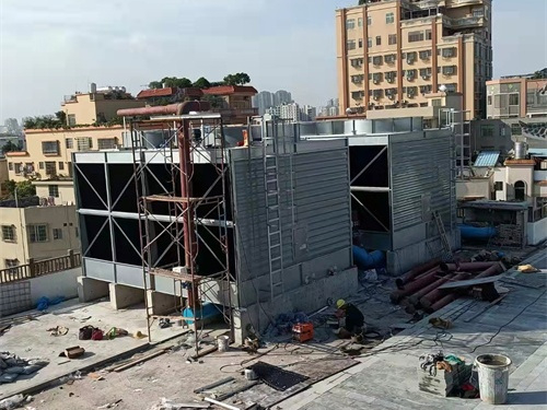 開式冷卻塔使用材質的選擇(橫流開式冷卻塔原理圖)