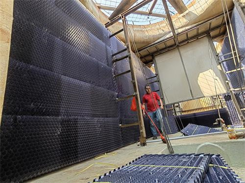 德州冷卻塔填料清洗再次使用的要點介紹(冷卻塔填料