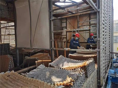 圓形逆流式玻璃鋼冷卻塔原理與構造(圓形逆流式玻璃鋼冷卻塔)