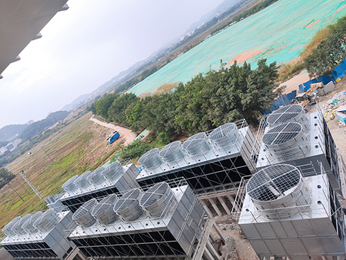 橫流式閉式冷卻塔的組成與結構(鄭州閉式橫流冷卻塔